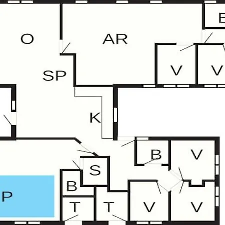 18 Person In Vaeggerlose بيت للعطل